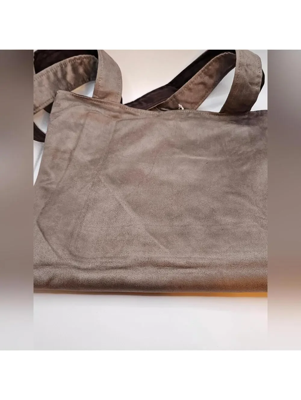 Shiraleah Gray and Tan Tote Bag